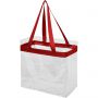 Hampton transparent tote bag, Red, Transparent clear