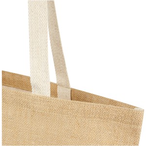 Juta 300 g/m2 jute tote bag 12L, Natural, White (Shopping bags)