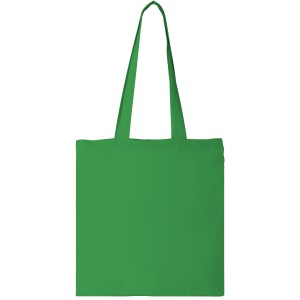 Madras 140 g/m2 cotton tote bag, Bright green (cotton bag)