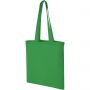 Madras 140 g/m2 cotton tote bag, Bright green