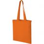Madras 140 g/m2 cotton tote bag, Orange