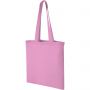 Madras 140 g/m2 cotton tote bag, Pink
