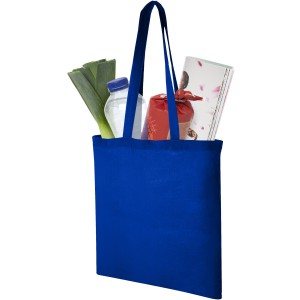Madras 140 g/m2 cotton tote bag, Royal blue (cotton bag)