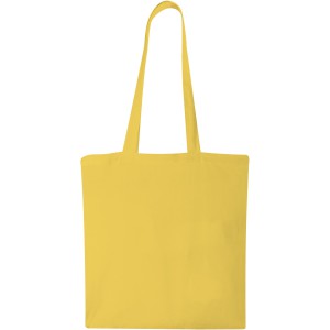 Madras 140 g/m2 cotton tote bag, Yellow (Shopping bags)