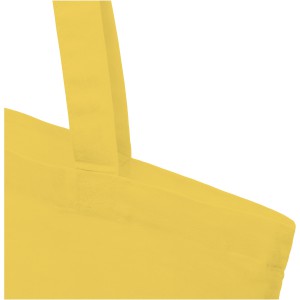 Madras 140 g/m2 cotton tote bag, Yellow (cotton bag)
