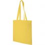 Madras 140 g/m2 cotton tote bag, Yellow