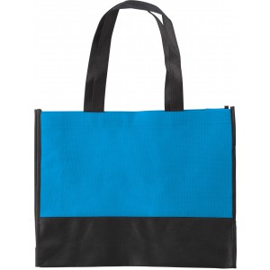 Nonwoven (80 gr/m2) shopping bag Brenda, light blue (Shopping bags)