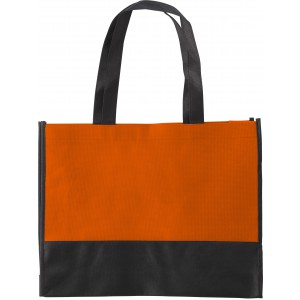 Nonwoven (80 gr/m2) shopping bag Brenda, orange (Shopping bags)