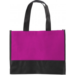 Nonwoven (80 gr/m2) shopping bag Brenda, pink (Shopping bags)