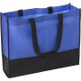 Nonwoven (80 gr/m2) shopping bag, cobalt blue