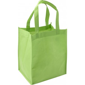 Nonwoven (80 gr/m2) shopping bag. Kira, lime (Shopping bags)
