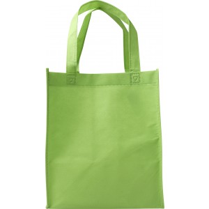 Nonwoven (80 gr/m2) shopping bag. Kira, lime (Shopping bags)