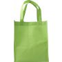 Nonwoven (80 gr/m2) shopping bag. Kira, lime
