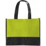 Nonwoven (80 gr/m2) shopping bag, lime