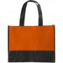 Nonwoven (80 gr/m2) shopping bag, orange