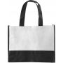 Nonwoven (80 gr/m2) shopping bag, white