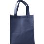 Nonwoven (80gr) carry/shopping bag., blue
