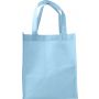 Nonwoven (80gr) carry/shopping bag., light blue