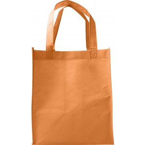 Nonwoven (80gr) carry/shopping bag., orange (Shopping bags)