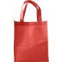 Nonwoven (80gr) carry/shopping bag., red