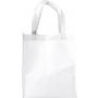 Nonwoven (80gr) carry/shopping bag., white
