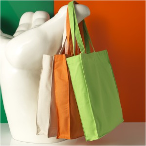 Odessa 220 g/m2 cotton tote bag, Orange (cotton bag)
