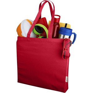 Odessa 220 g/m2 recycled tote bag, Red (Shopping bags)