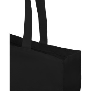 Odessa 220 g/m2 recycled tote bag, Solid black (Shopping bags)