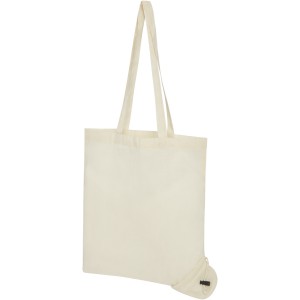Patna 100 g/m2 cotton foldable tote bag, Natural (cotton bag)