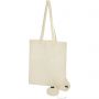 Patna 100 g/m2 cotton foldable tote bag, Natural
