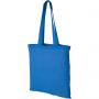 Peru 180 g/m2 cotton tote bag 7L, Process blue