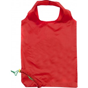 Polyester (190T) shopping bag Benjamin, red (Shopping bags)