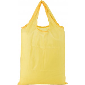 Polyester (190T) shopping bag Benjamin, yellow (Shopping bags)