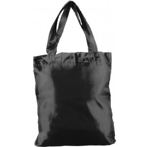 Polyester (190T) shopping bag Miley, black (Shopping bags)