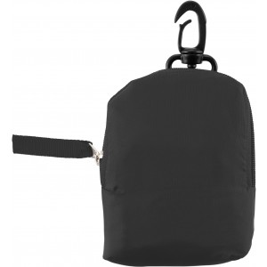 Polyester (190T) shopping bag Miley, black (Shopping bags)