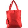 Polyester (190T) shopping bag Miley, red