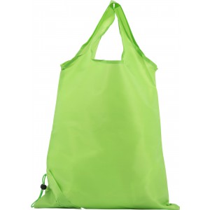 Polyester (210D) shopping bag Billie, lime (Shopping bags)