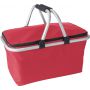 Polyester (320-330 gr/m2) shopping basket. Cassian, red
