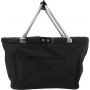 Polyester (600D) shopping bag Nadine, black