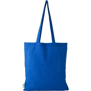 Recycled cotton shopping bag (120 gsm) Elara, Blue (Shopping bags)