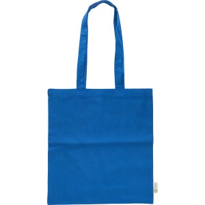 Recycled cotton shopping bag (120 gsm) Elara, Blue (Shopping bags)