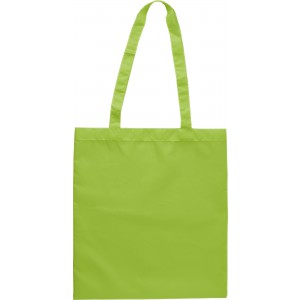 RPET polyester (190T) shopping bag Anaya, lime (Shopping bags)