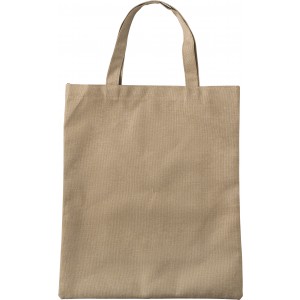 RPET polyester (600D) tote bag Ophelia, khaki (Shopping bags)