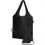 Sabia RPET foldable tote bag, Solid black