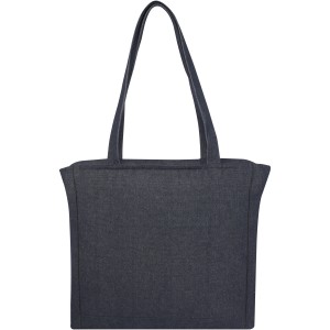 Weekender 500 g/m2 recycled tote bag, Denim (Shopping bags)
