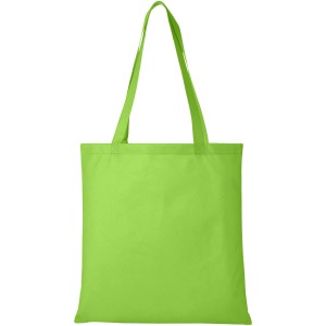 Zeus non-woven convention tote bag, Lime (Shopping bags)