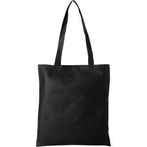Zeus non-woven convention tote bag, solid black (Shopping bags)