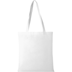 Zeus non-woven convention tote bag, White (Shopping bags)