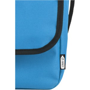 Omaha RPET shoulder bag, Aqua blue (Shoulder bags)