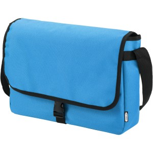 Omaha RPET shoulder bag, Aqua blue (Shoulder bags)